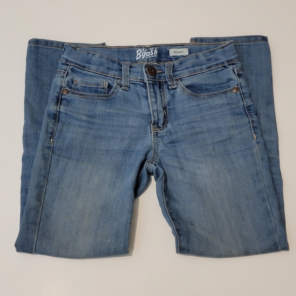 Skinny blue jeans for girls